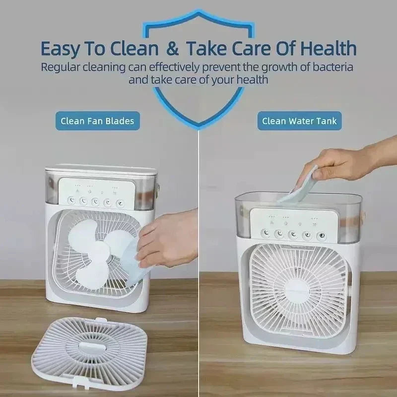 ArcticBreeze™ 3-in-1 LED Ambient Cooling Humidifier