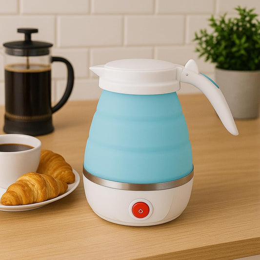 Travel Folding Electric Kettle, Fast Boiling, Portable Electric Kettle, 600ml