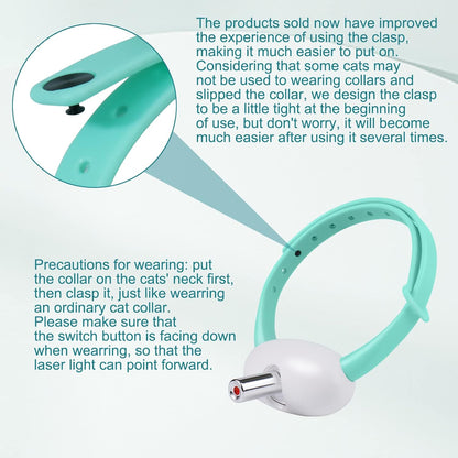 Pet Laser Collar Self Teasing Toy