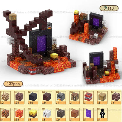 Magnetic Building Blocks - Mine World STEM Construction Set for Kids