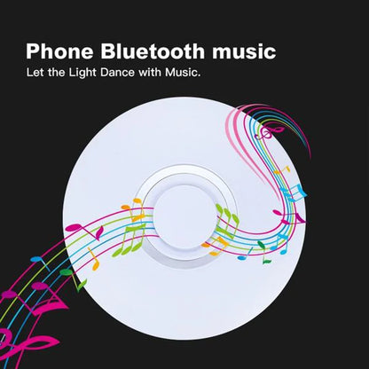 MARPOU Smart Modern Ceiling Lighting RGB Ceiling Lamps with Bluetooth Speaker