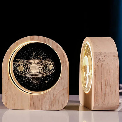 3D Crystal Laser Engraved Desk Decor