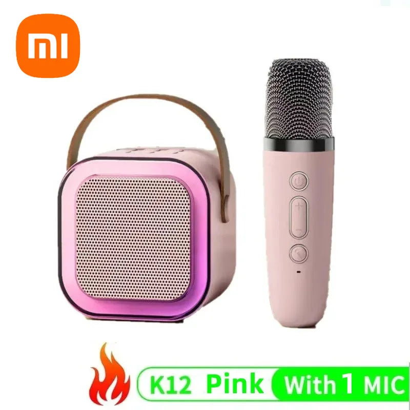 Bluetooth Karaoke Portable Mini Speaker with Wireless Mic