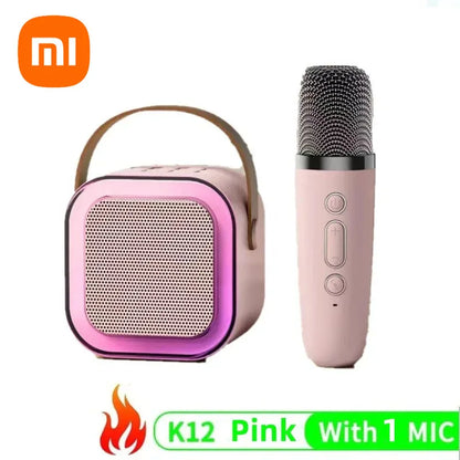 Bluetooth Karaoke Portable Mini Speaker with Wireless Mic