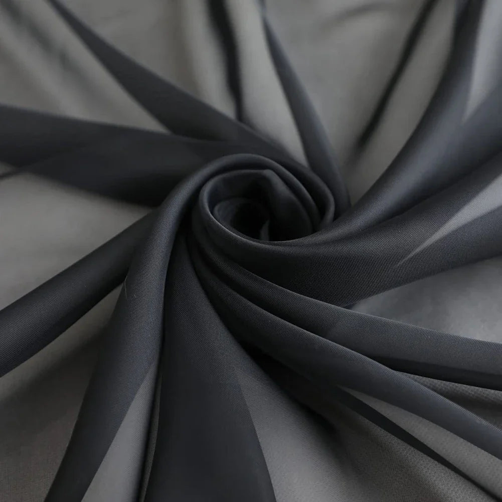 Shading Solid White Sheer Curtains