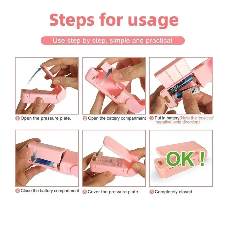 Portable Mini Magnetic Heat Bag Sealer