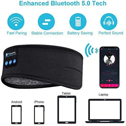 Elastic Wireless Bluetooth Headband