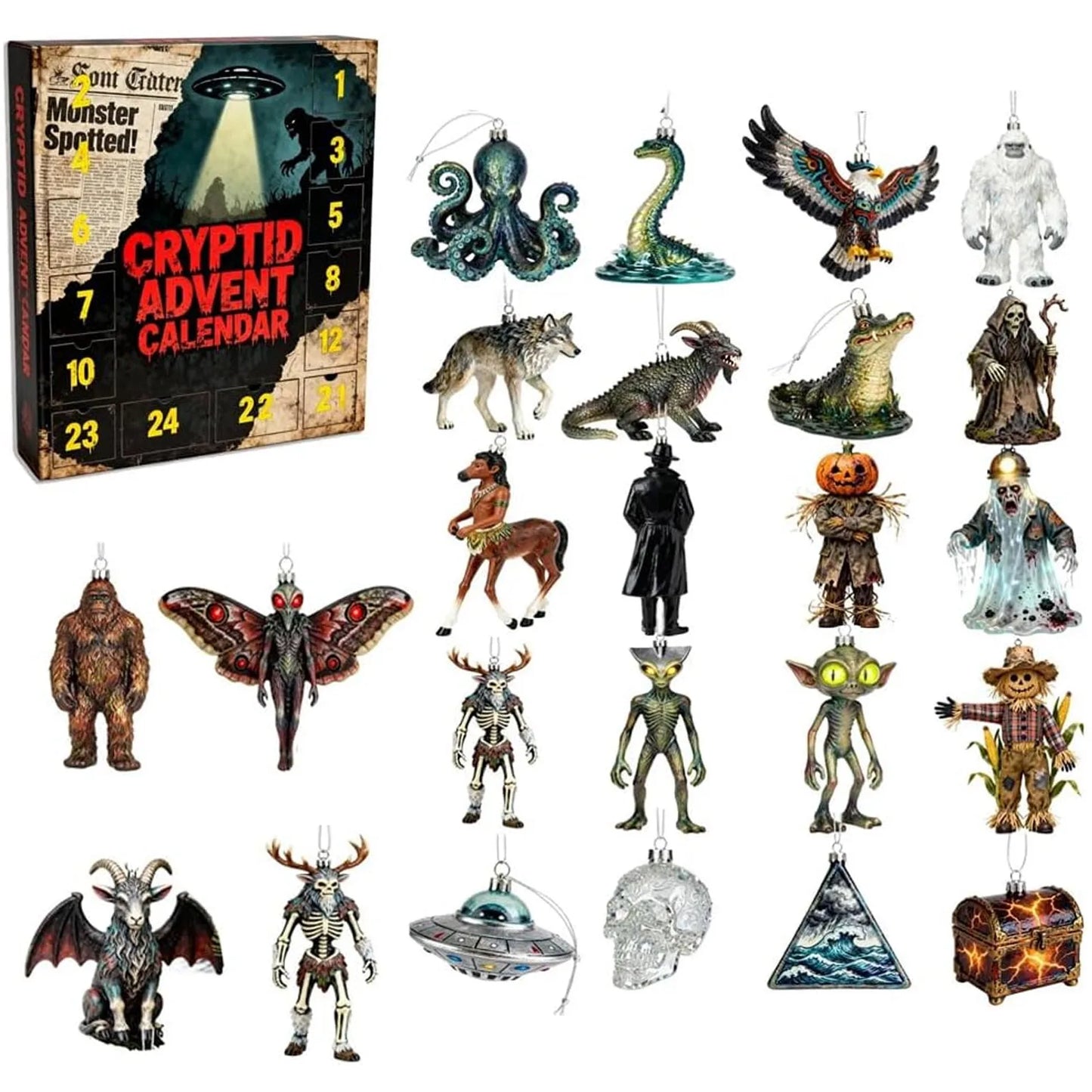 Mysteries of the Unknown Advent Calendar - 24 Days of Paranormal Collectibles