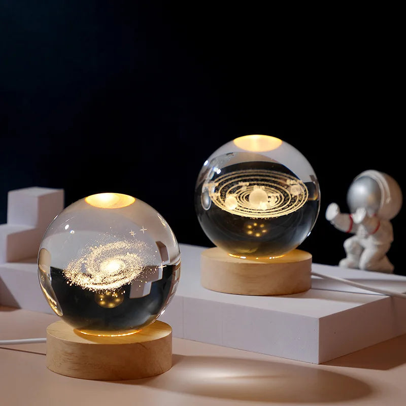 Crystal Ball Table Lamp