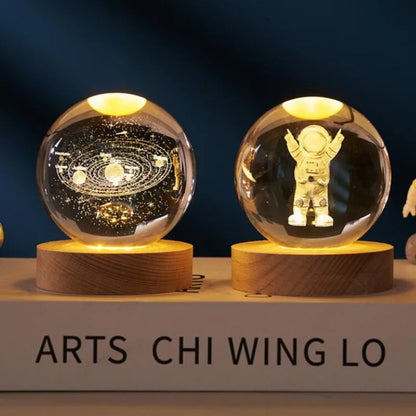 Crystal Ball Table Lamp