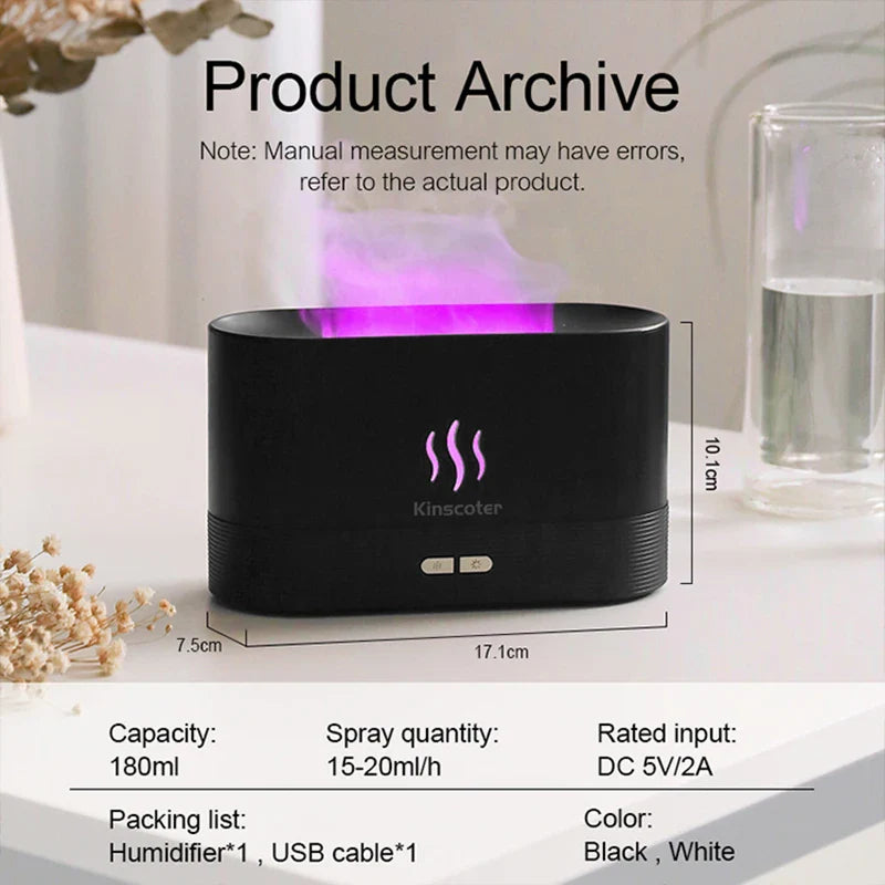Flame Humidifier / Essential Oil Diffuser