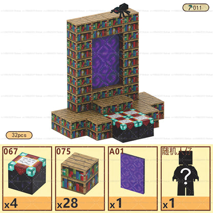 Magnetic Building Blocks - Mine World STEM Construction Set for Kids