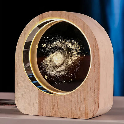 3D Crystal Laser Engraved Desk Decor