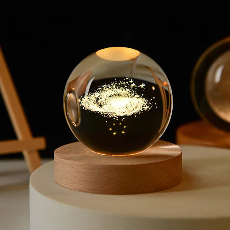 Crystal Ball Table Lamp