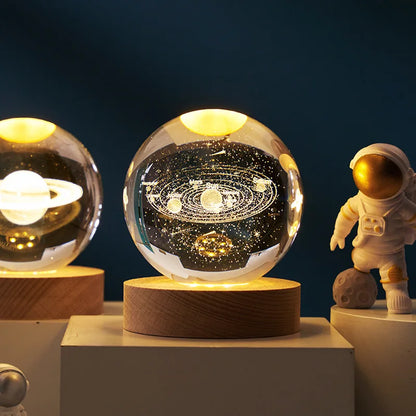 Crystal Ball Table Lamp