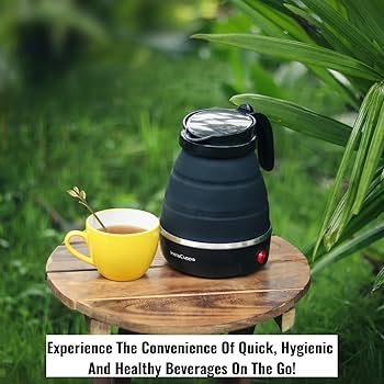 Travel Folding Electric Kettle, Fast Boiling, Portable Electric Kettle, 600ml
