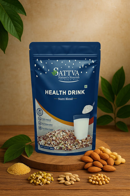 Sattva Sprouted Health Mix, 100% Natural Health Mix 200 Gms(Quality over quantity-Always)