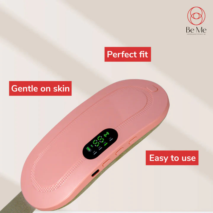 Portable Cordless Period Cramp Massager & Heating Pad